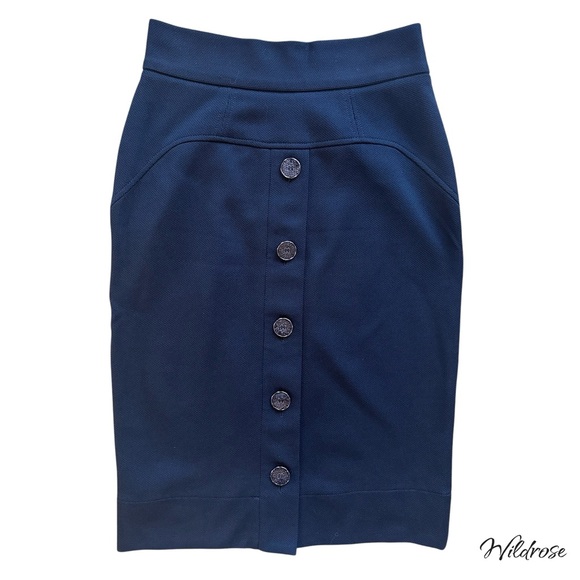 DVF Diane von Furstenberg Nanetta Black Pencil Skirt Classic & Flattering Fit 6 - Picture 3 of 10